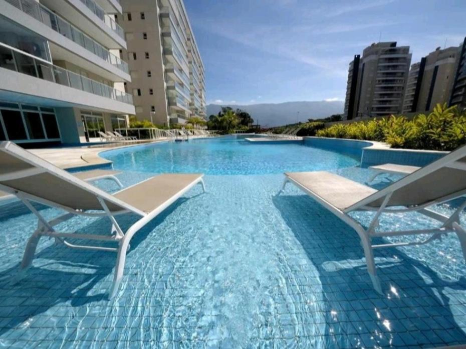 Apartamento Praia Bertioga Frente Mar Apartman Kültér fotó