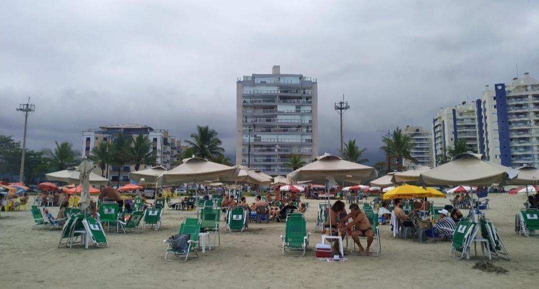 Apartamento Praia Bertioga Frente Mar Apartman Kültér fotó