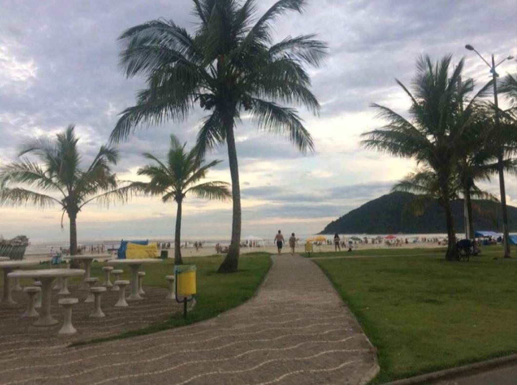 Apartamento Praia Bertioga Frente Mar Apartman Kültér fotó