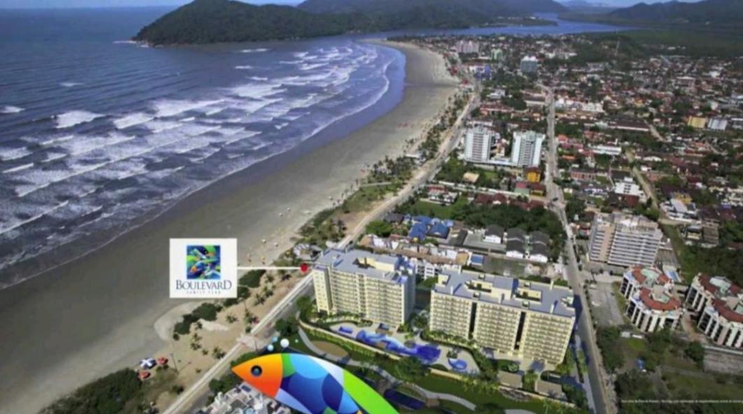Apartamento Praia Bertioga Frente Mar Apartman Kültér fotó
